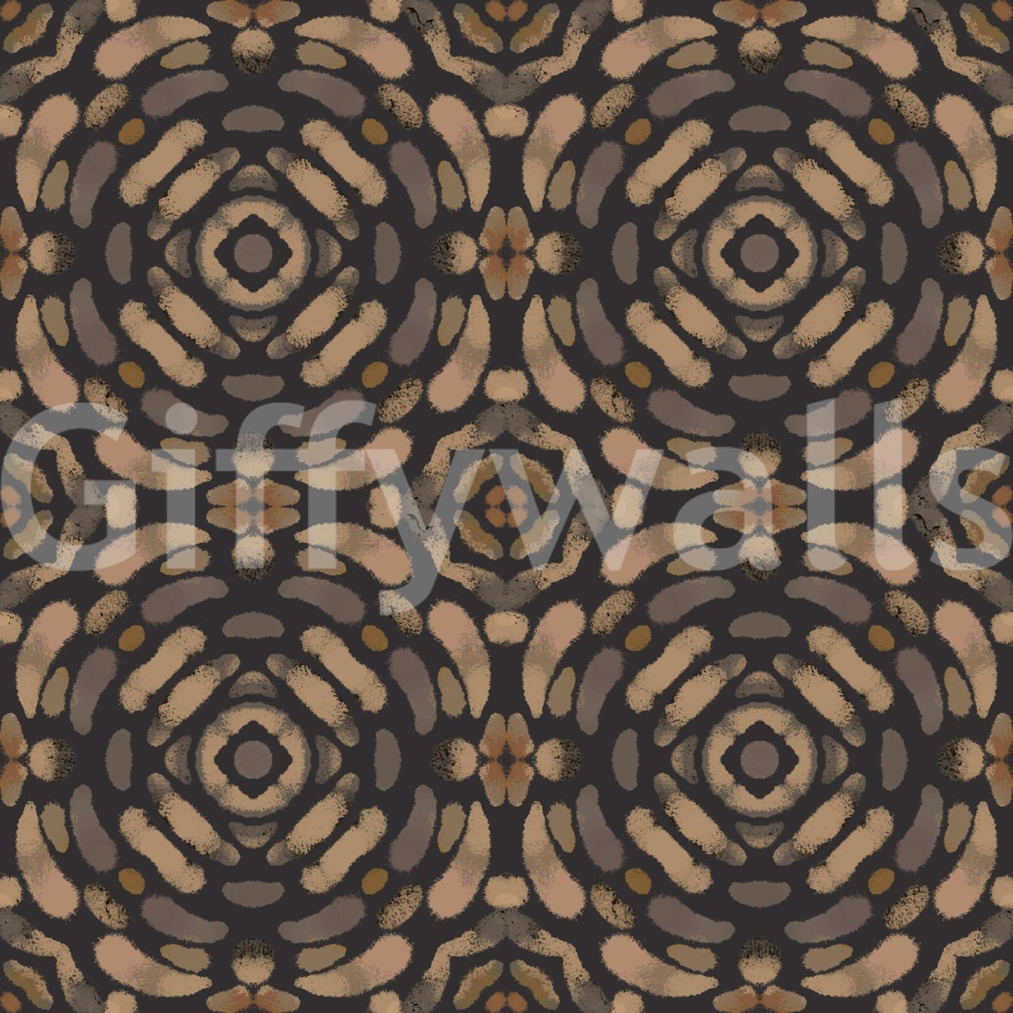 Subtle sienna fulguration Earth Tones wallpaper tableau.