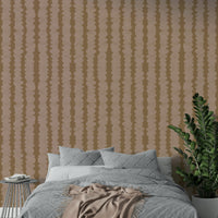 Earthen columns wallpaper with stone texture

