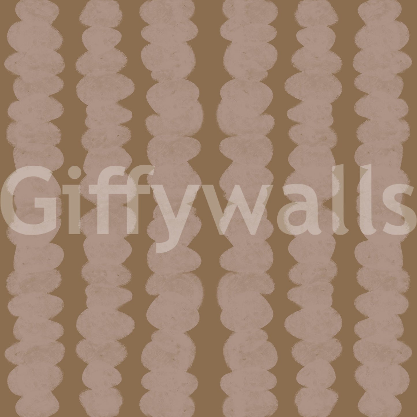 Non-woven wallpaper with architectural column design

