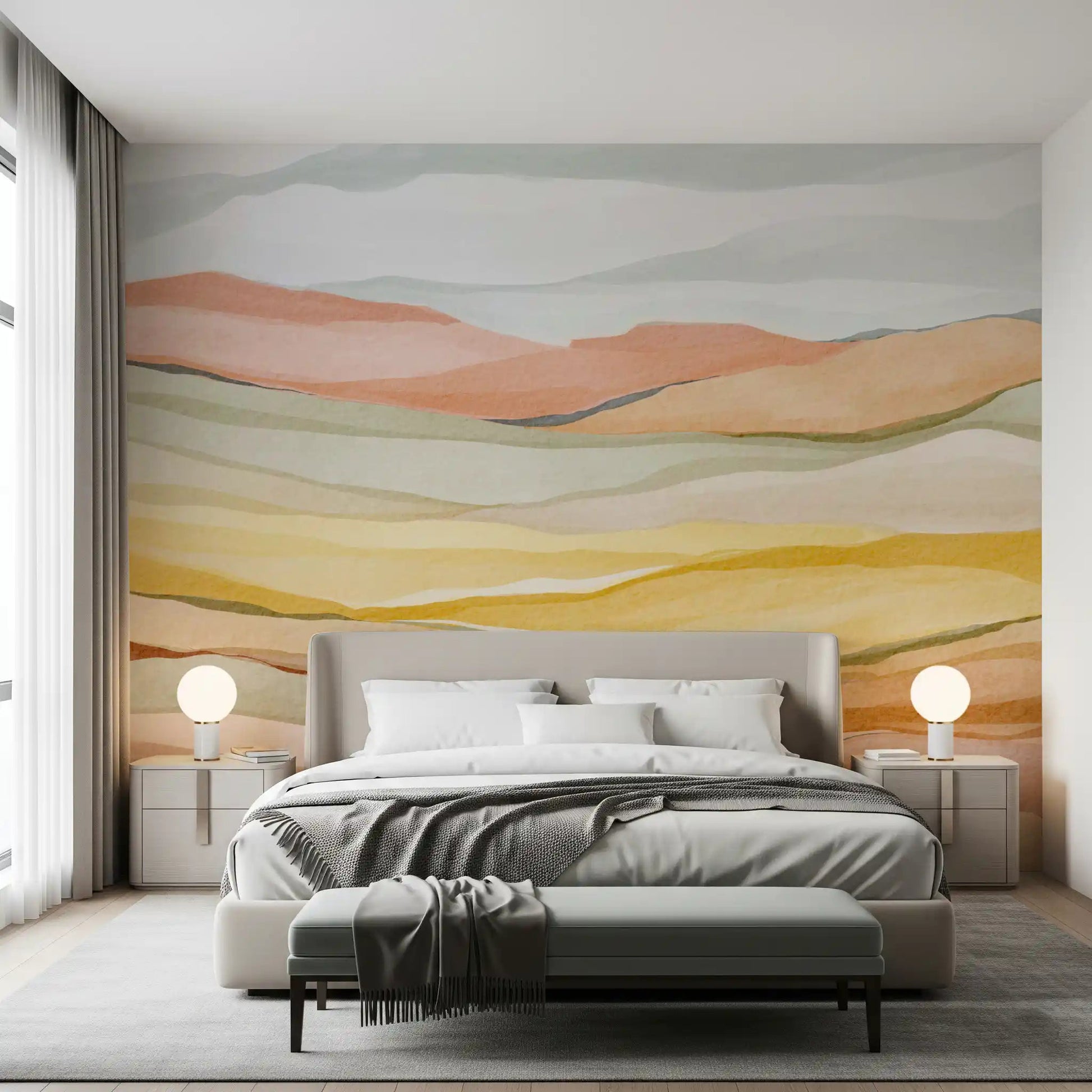 Earthen Horizon Serenity Wall Mural