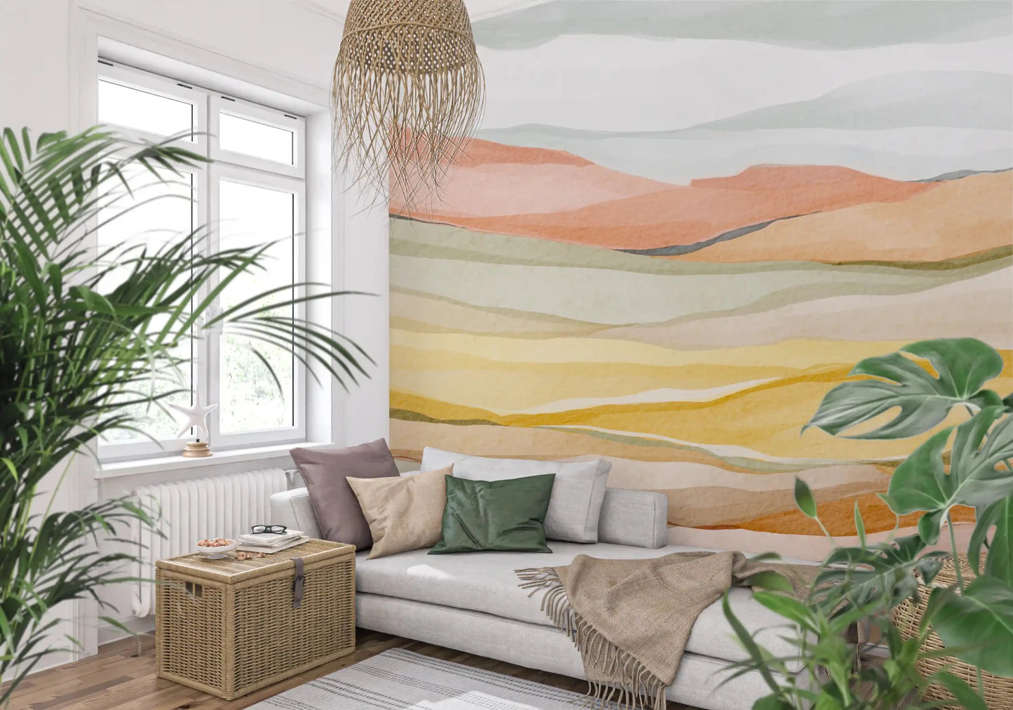 Earthen Horizon Serenity Wall Mural
