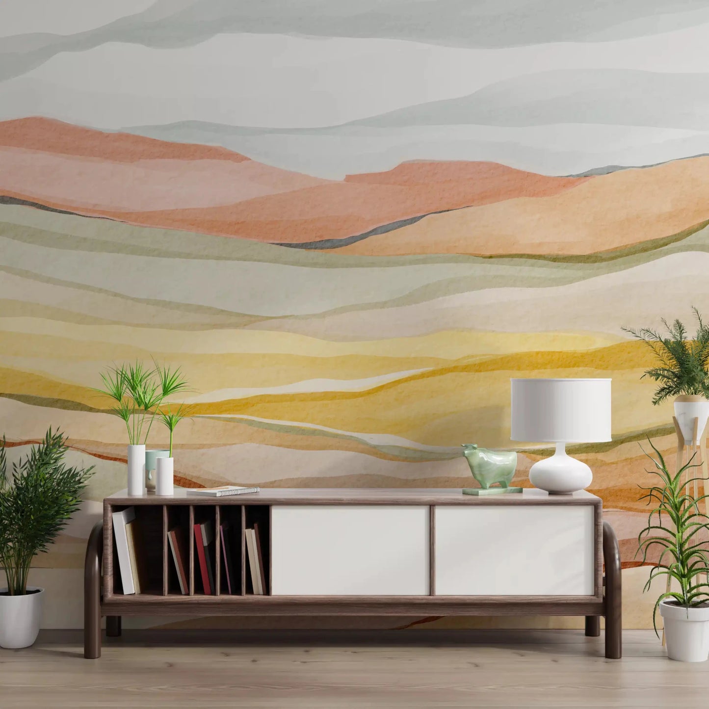Earthen Horizon Serenity Wall Mural