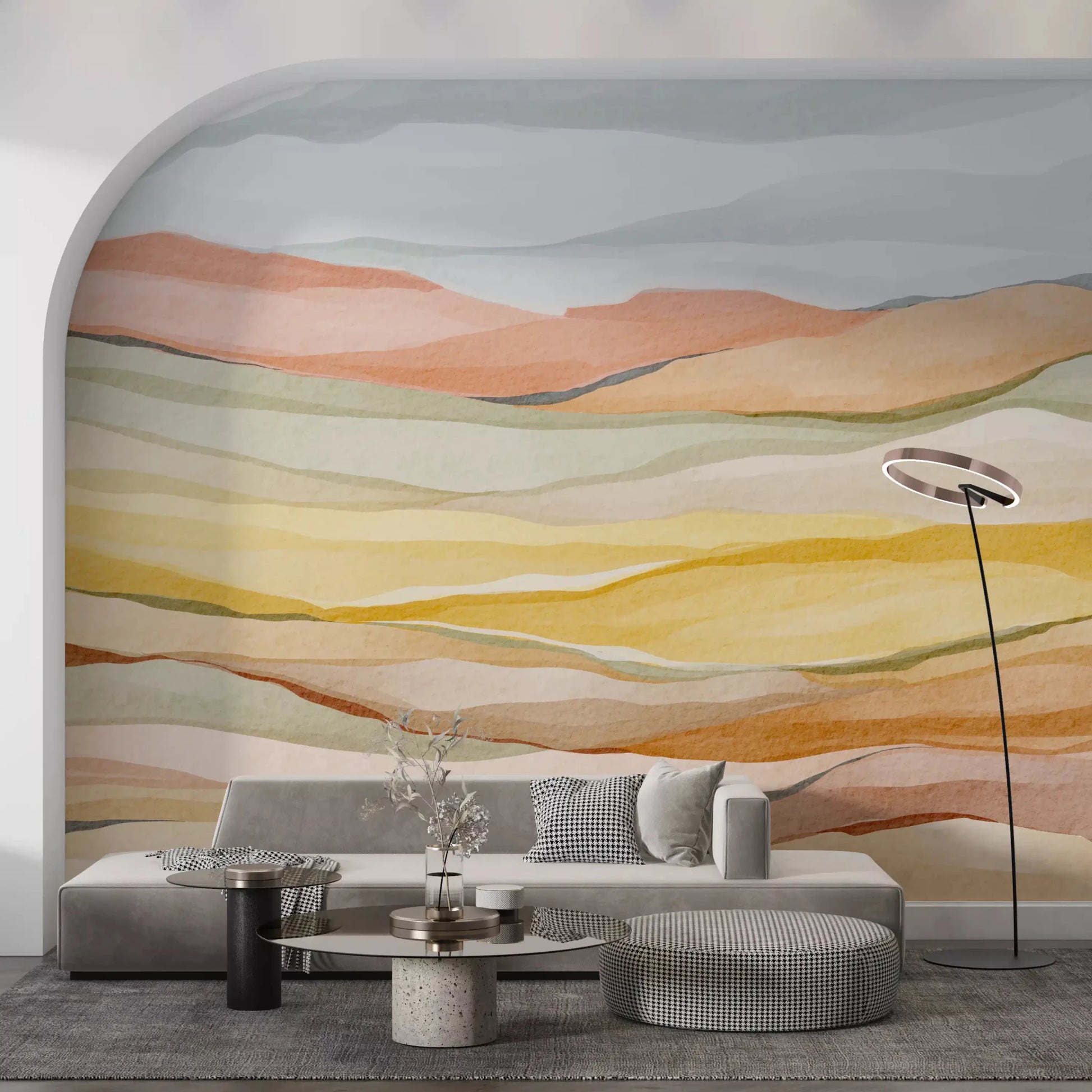 Earthen Horizon Serenity Wall Mural