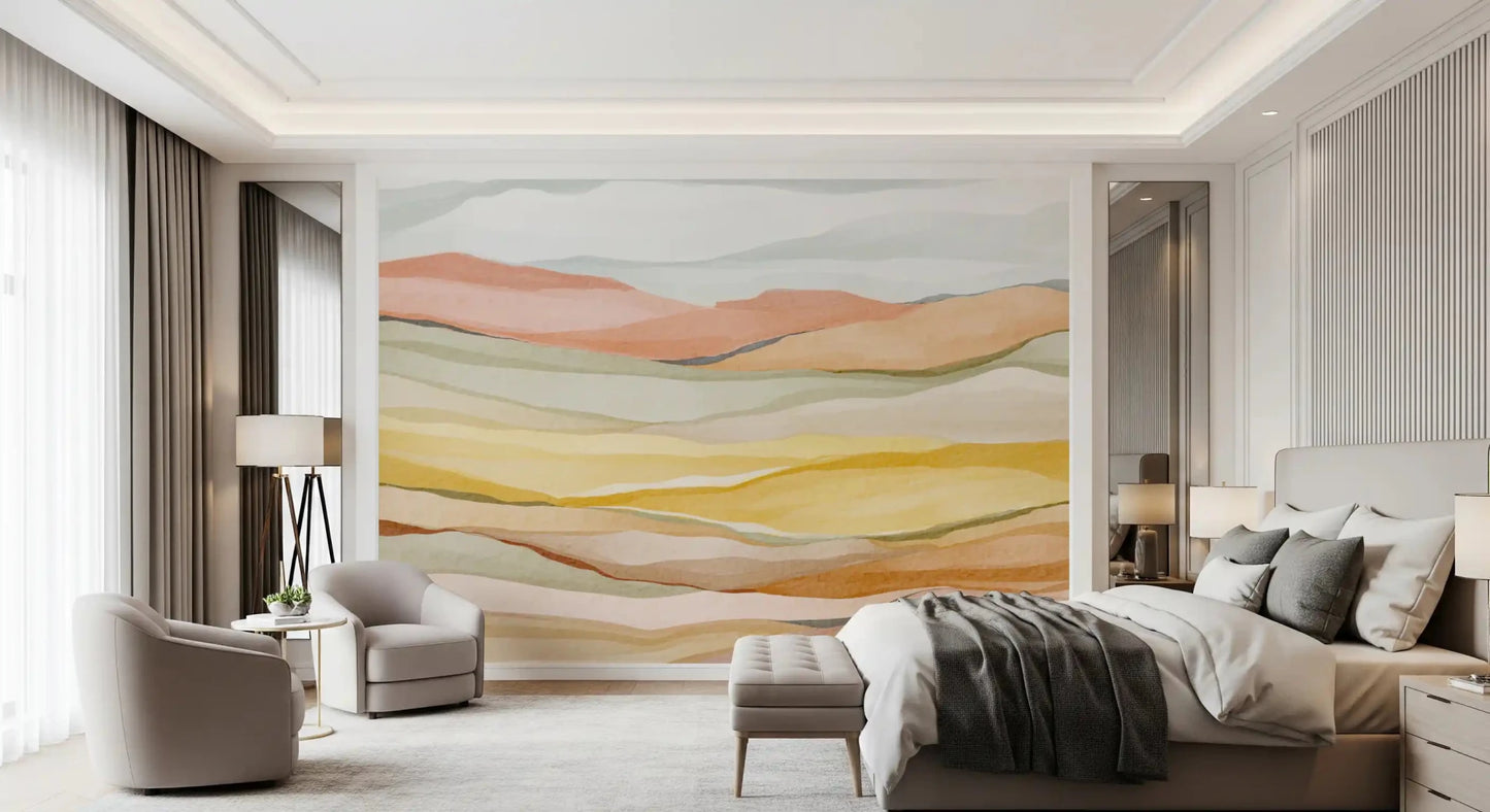 Earthen Horizon Serenity Wall Mural