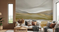 Rustic earthen landscape with soft paint washes., GD8471