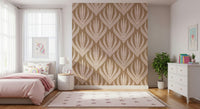 Organic pattern of Earthy Abstract Harmony wallpaper for walls.
