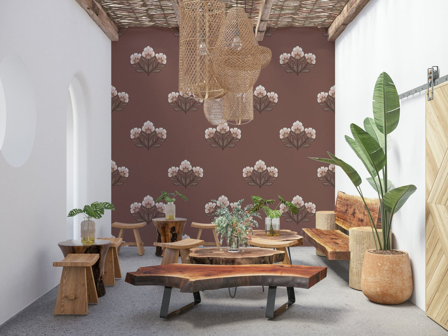 Earthy Blossom Wallpaper⁠