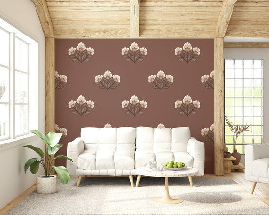 Earthy Blossom Wallpaper⁠, GD6846