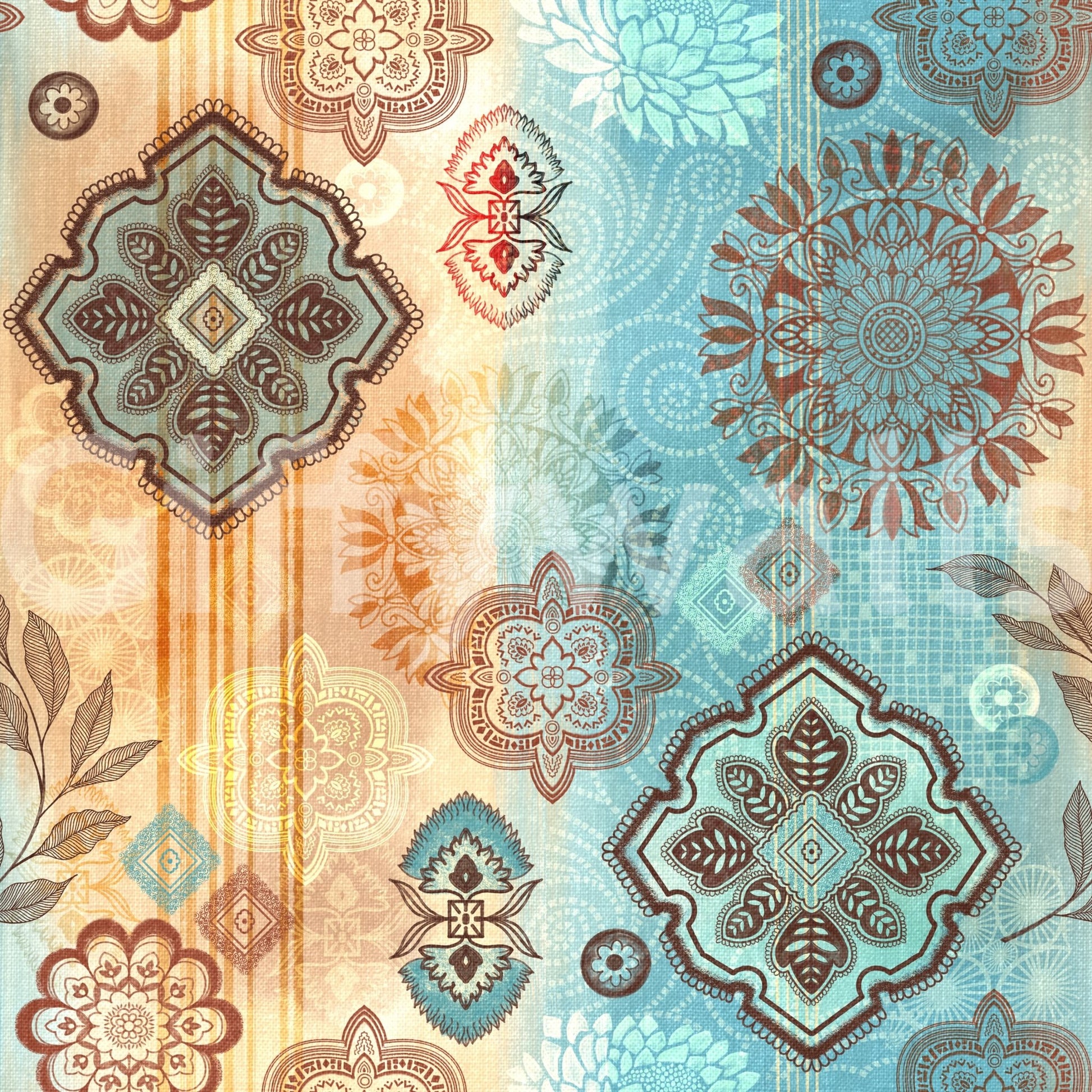 A calming modern design wallpaper mural that defines a space., GD5839