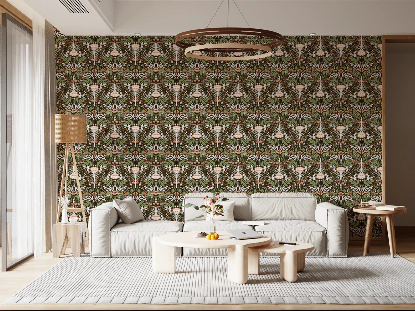 Dotted accents and small fruit shapes weave through the earthy wallpaper
GD9506