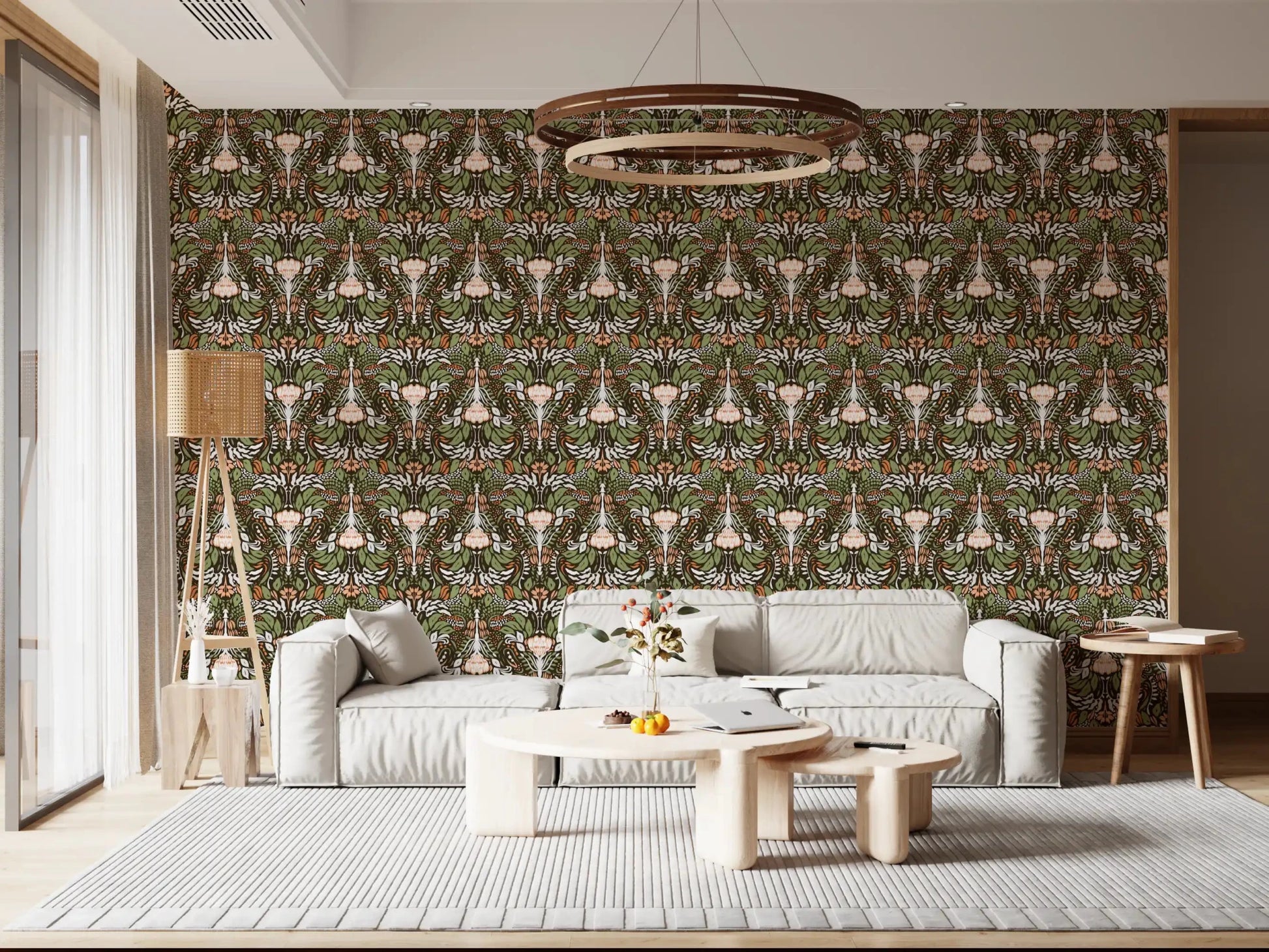 Dotted accents and small fruit shapes weave through the earthy wallpaper
GD9506