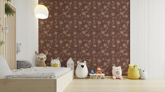 Earthy Brown Elegance Wallpaper
