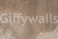 Neutral, layered canvas texture in a minimalist living space mural.