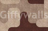 Earthy Curves Design Wall Mural