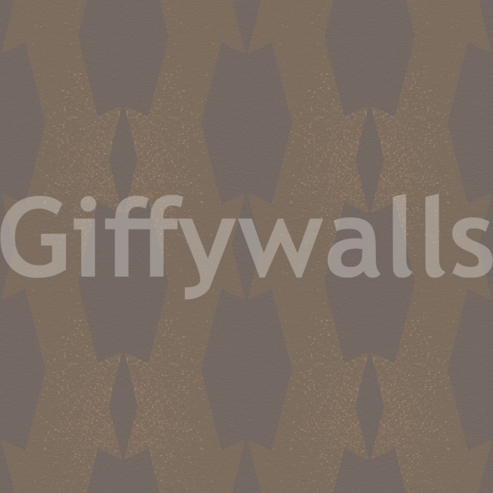 Modern brown patterned wallpaper for peaceful lounge area decor