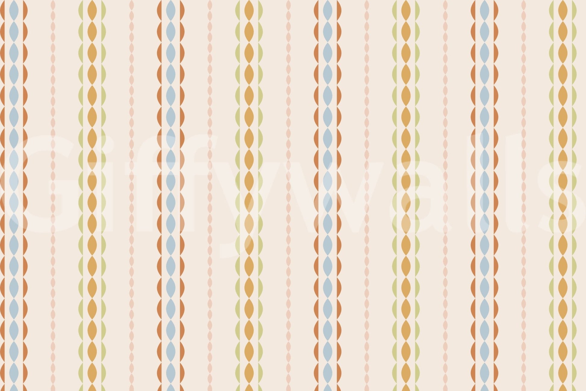 The style is a soft-focus illustration or a painterly design.

