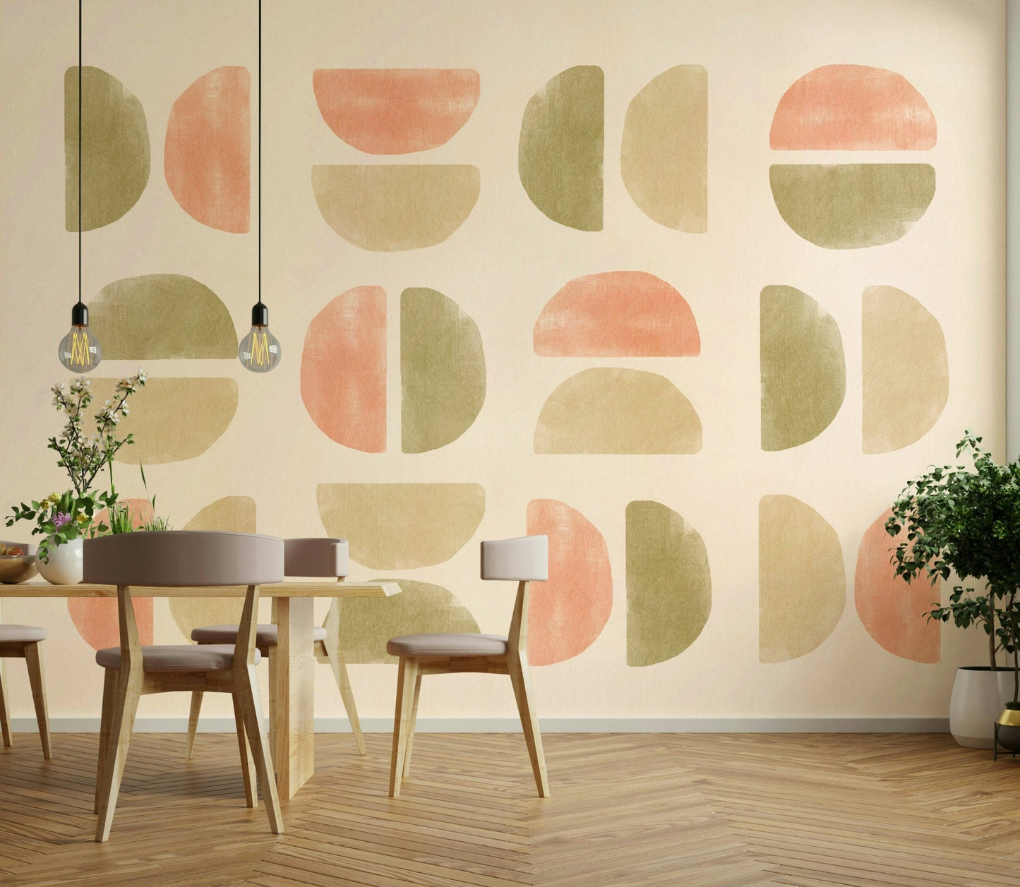 Earthy Equilibrium Wall Mural