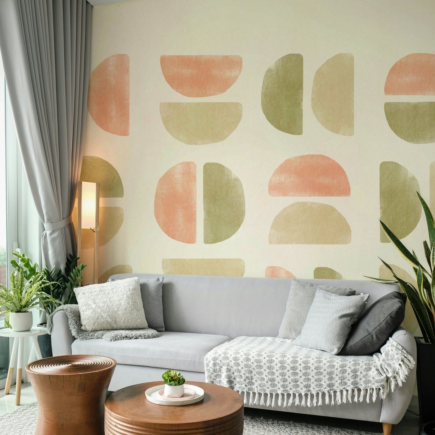 Earthy Equilibrium Wall Mural