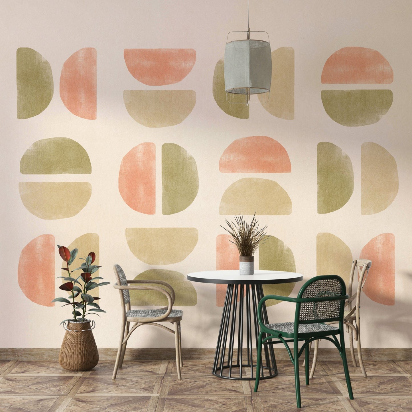 Earthy Equilibrium Wall Mural