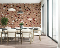 A calming abstract design wallpaper mural that defines a space., GD5519