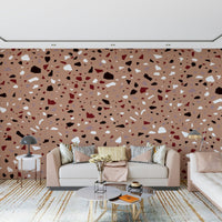 A beautiful modern art wall mural for a living room., GD5519