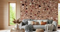 An artistic minimalist form mural for home decor., GD5519