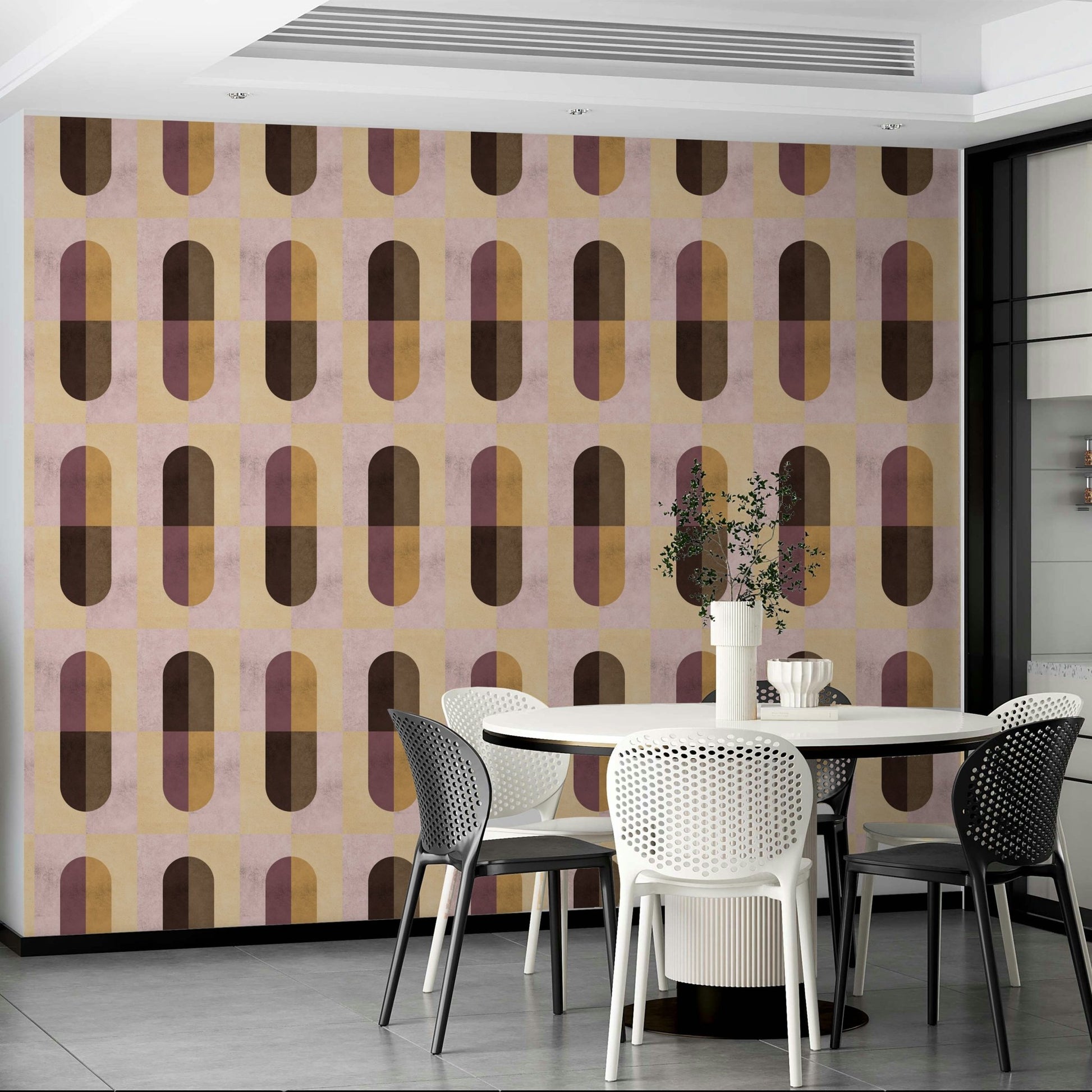 Soft abstract shape wallpaper

