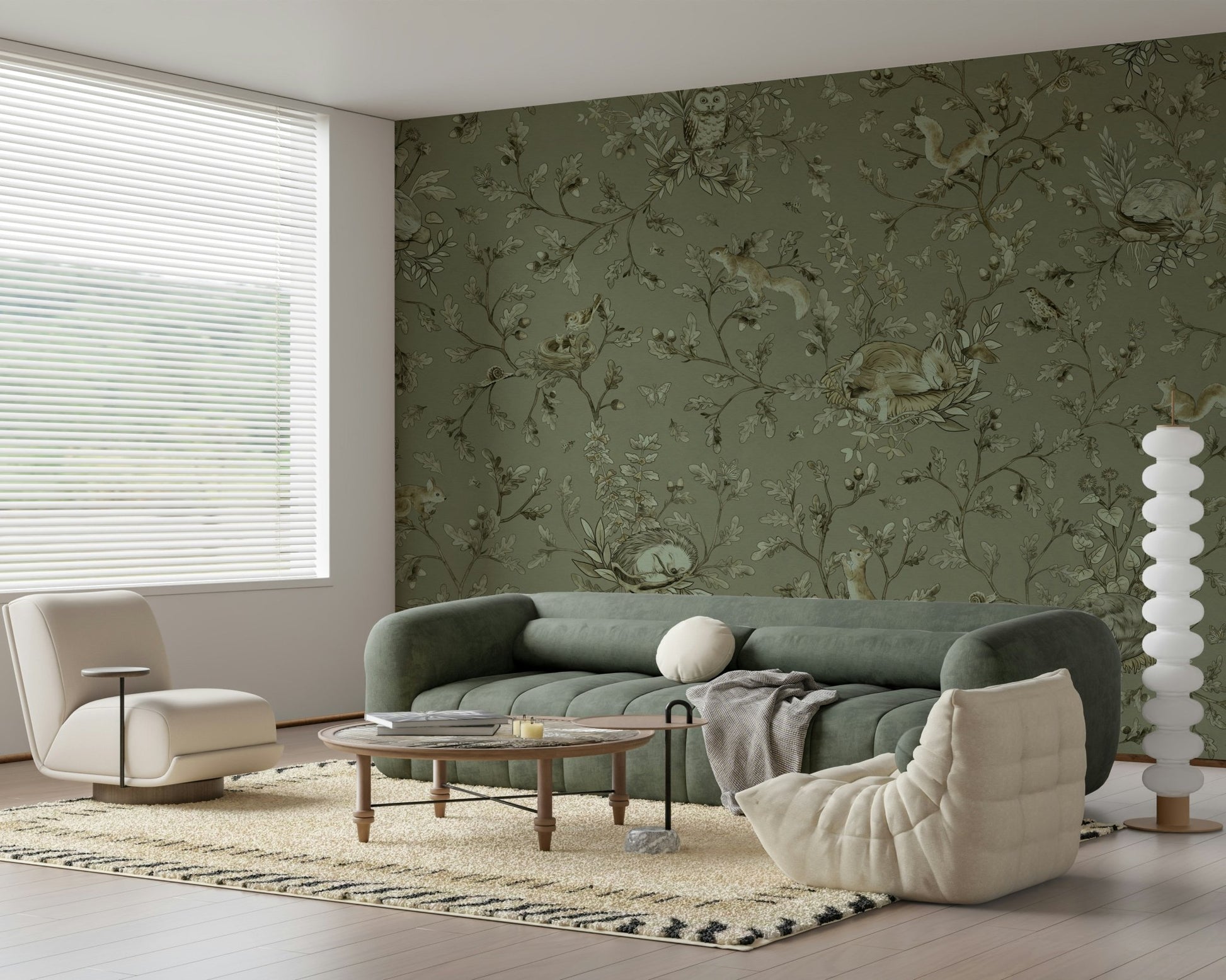 Textured appearance on the stunning Earthy Haven Wall Mural