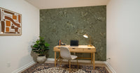 Bedroom background utilizing the calming Earthy Haven Wall Mural