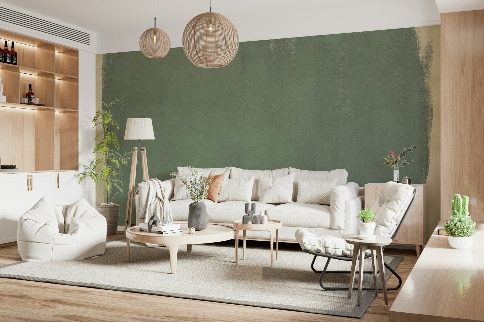 Earthy Hues Wall Mural with warm terracotta and clay blended shades, GD5470