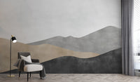Nature-Inspired Watercolour Wall Mural
