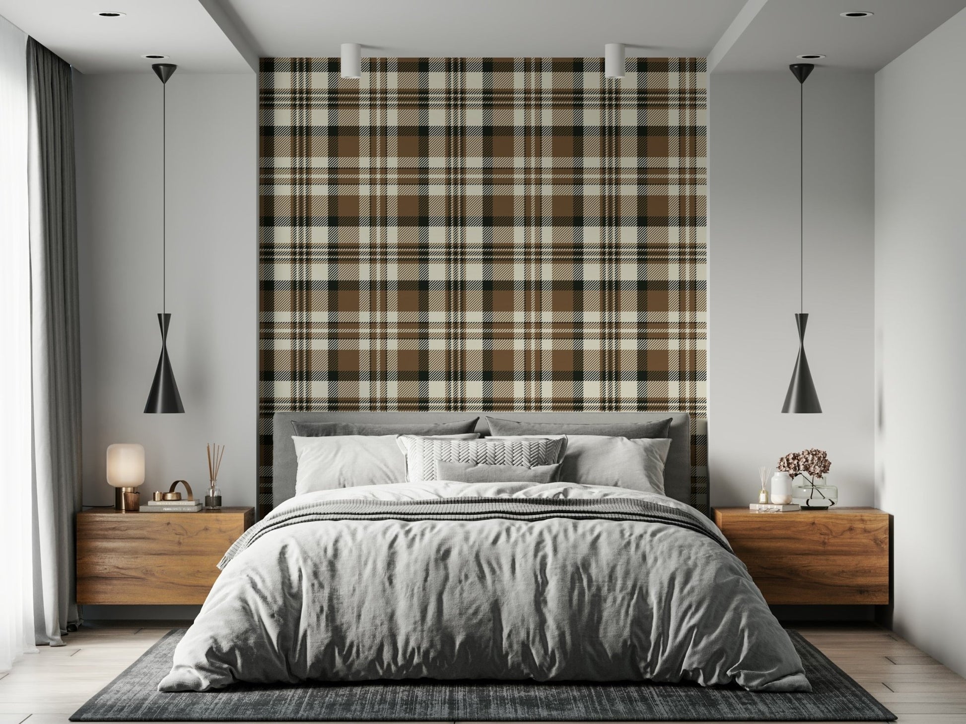 A beautiful modern art wall mural of delicate texture.