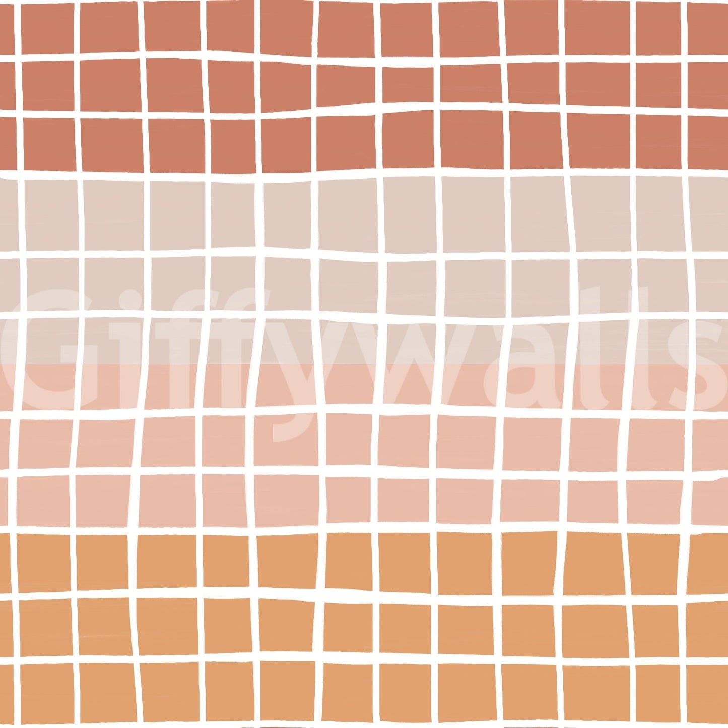 Orange and Earthy Squares Wallpaper pink striped pattern.