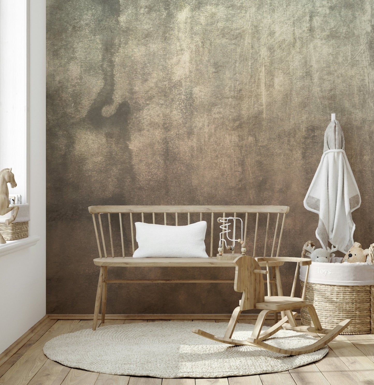 A serene tranquil forest wall mural for your decor.