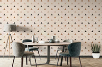 The colors are soft and gentle, with an earthy palette of browns, greens, and neutrals.

