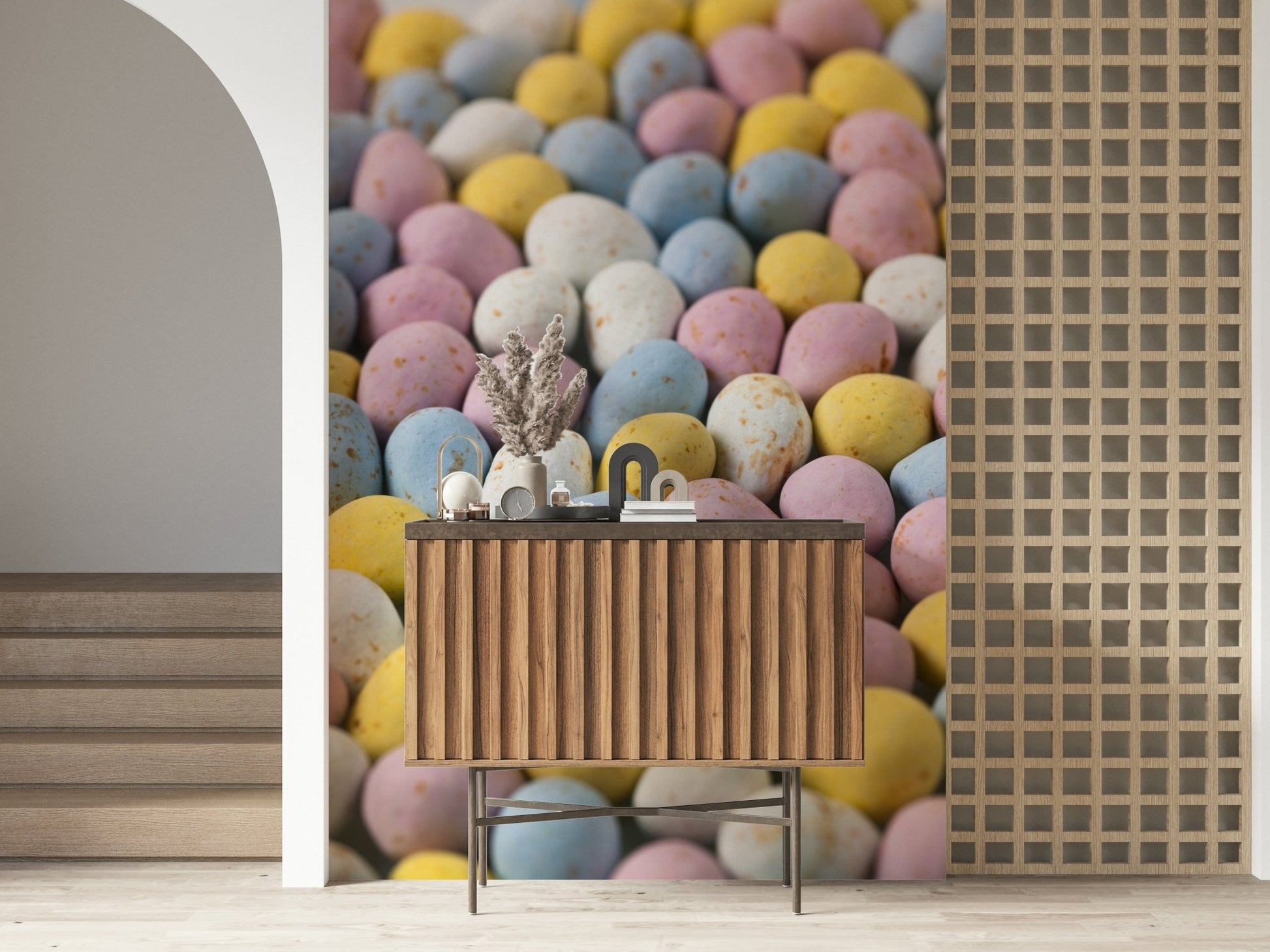 Sweet candy wallpaper Easter Indulgence colorful pattern., GD7105