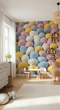 Jelly bean-like wallpaper Easter Indulgence sugary colors., GD7105