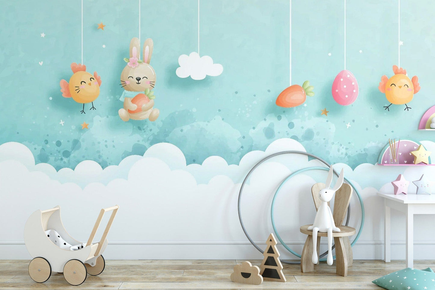 Kids Easter Wallpaper Murals for a festive vibe kids-02
