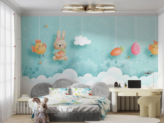 Easter Wallpaper Murals for Kids’ rooms and decor kids-02
