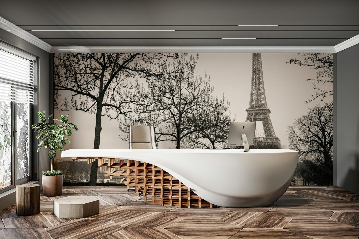 Soft sepia tones adding sophistication and warmth to your walls

