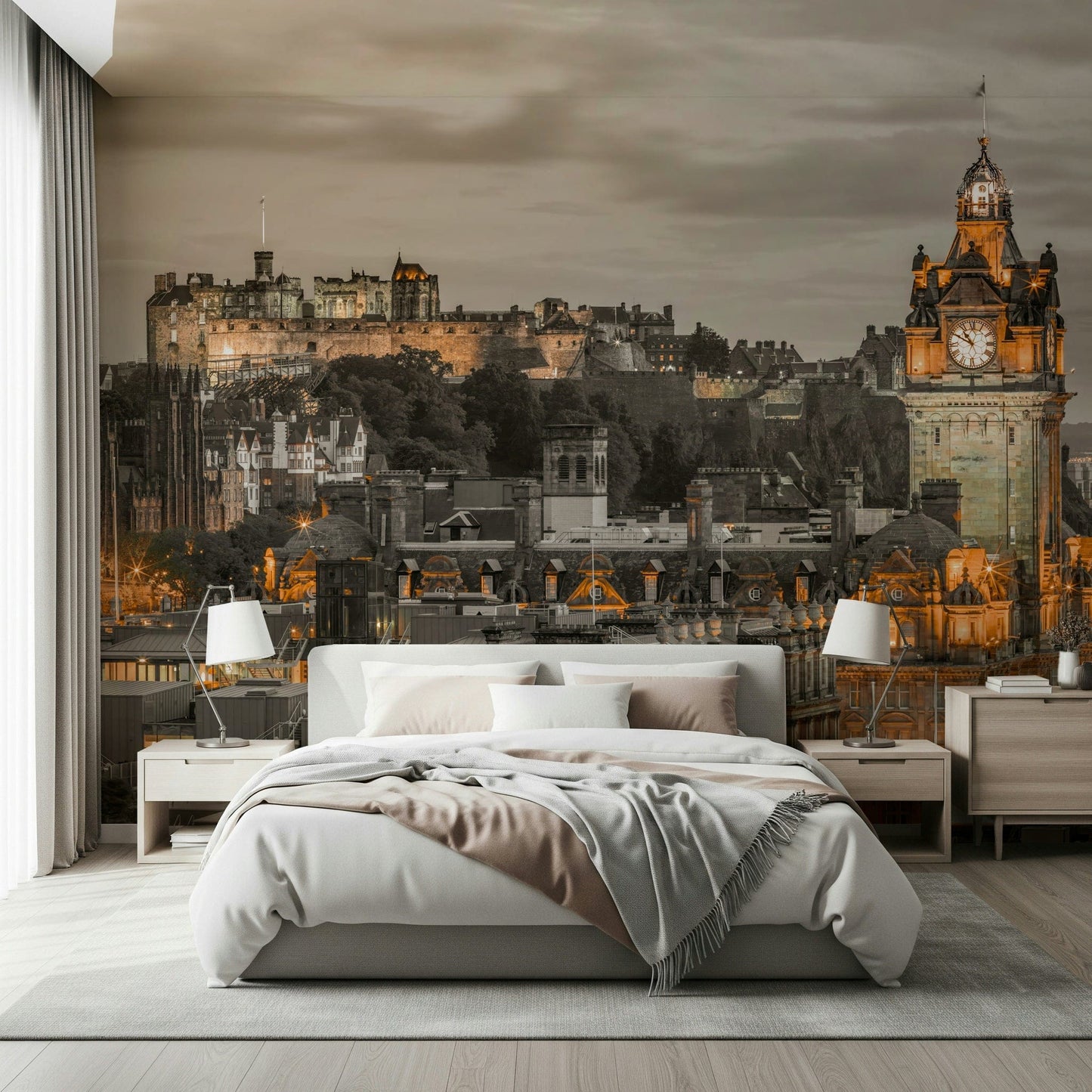 Edinburgh Twilight Wall Mural