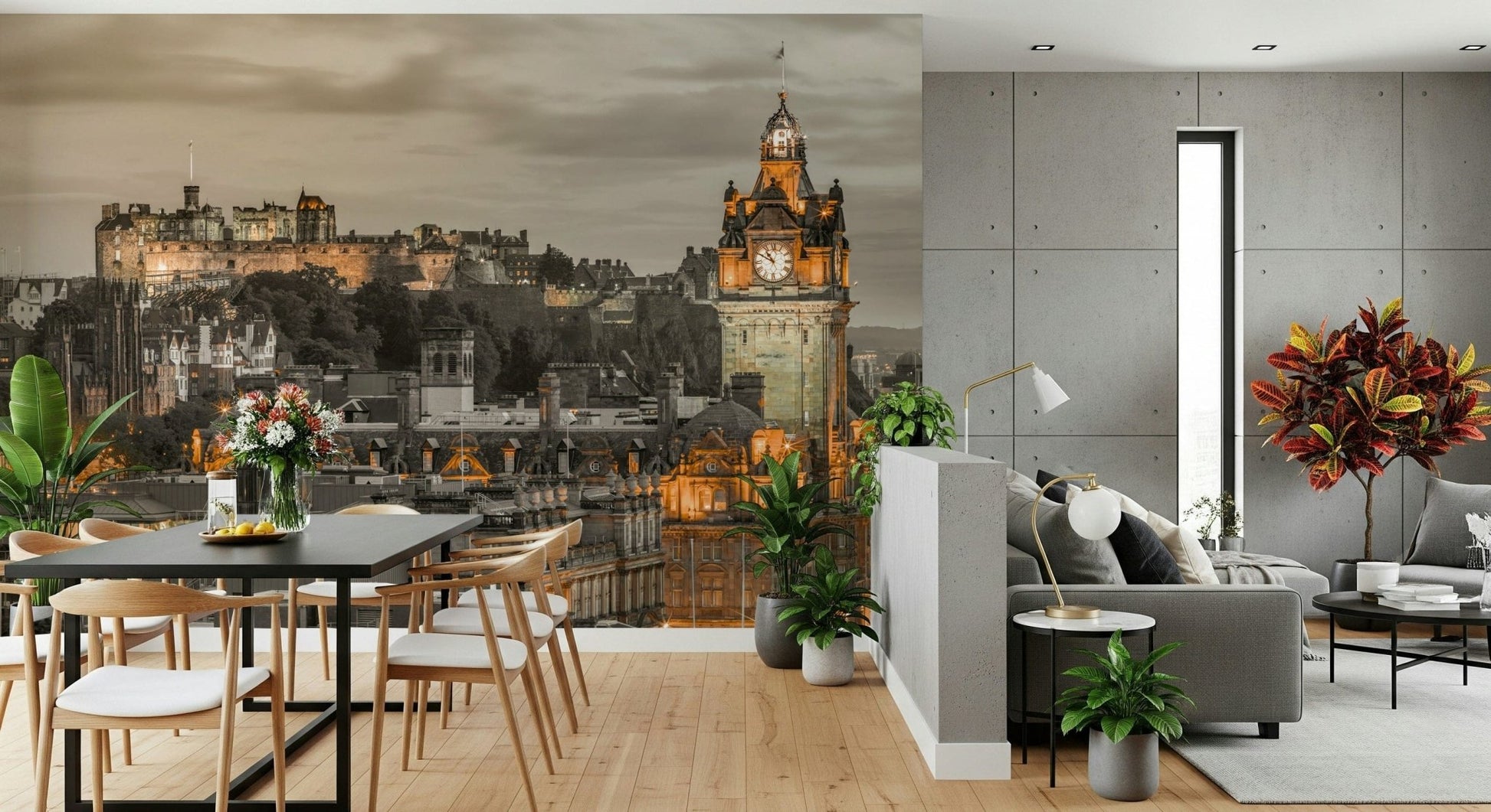 Edinburgh Twilight Wall Mural