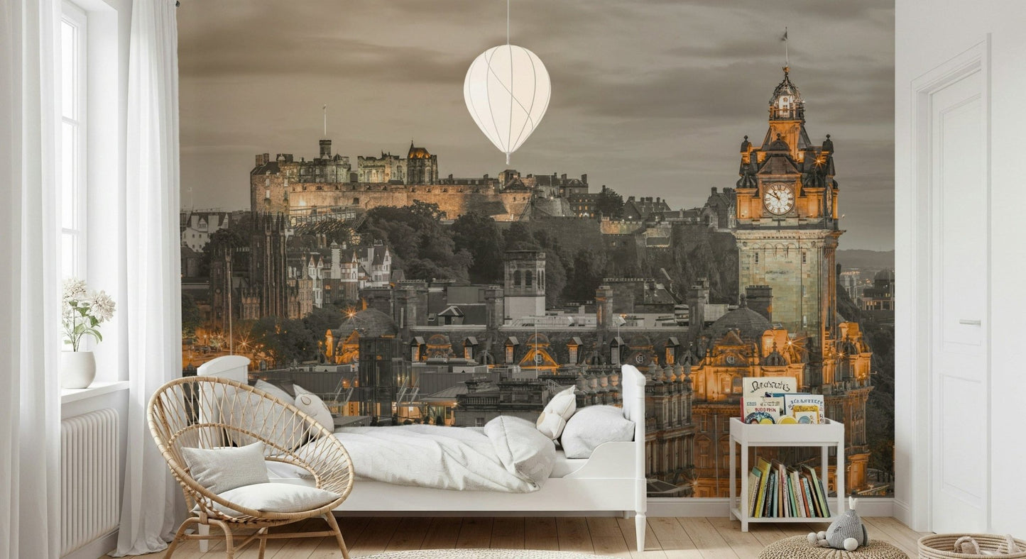 Edinburgh Twilight Wall Mural