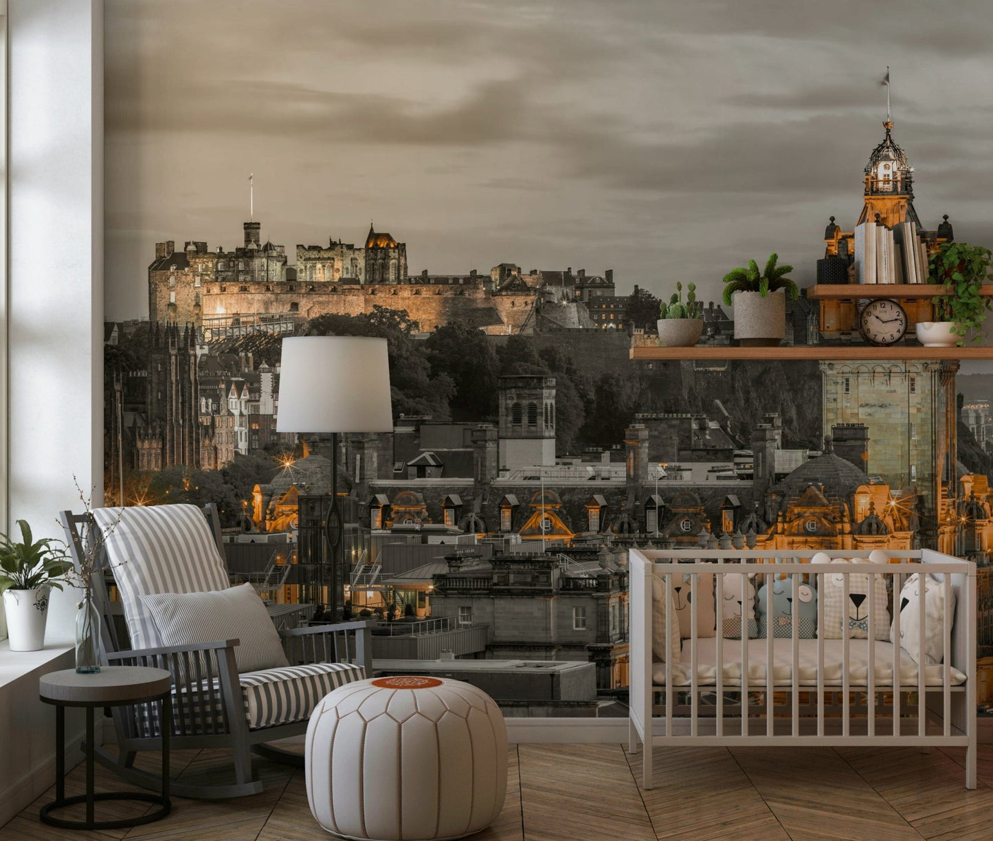 Edinburgh Twilight Wall Mural