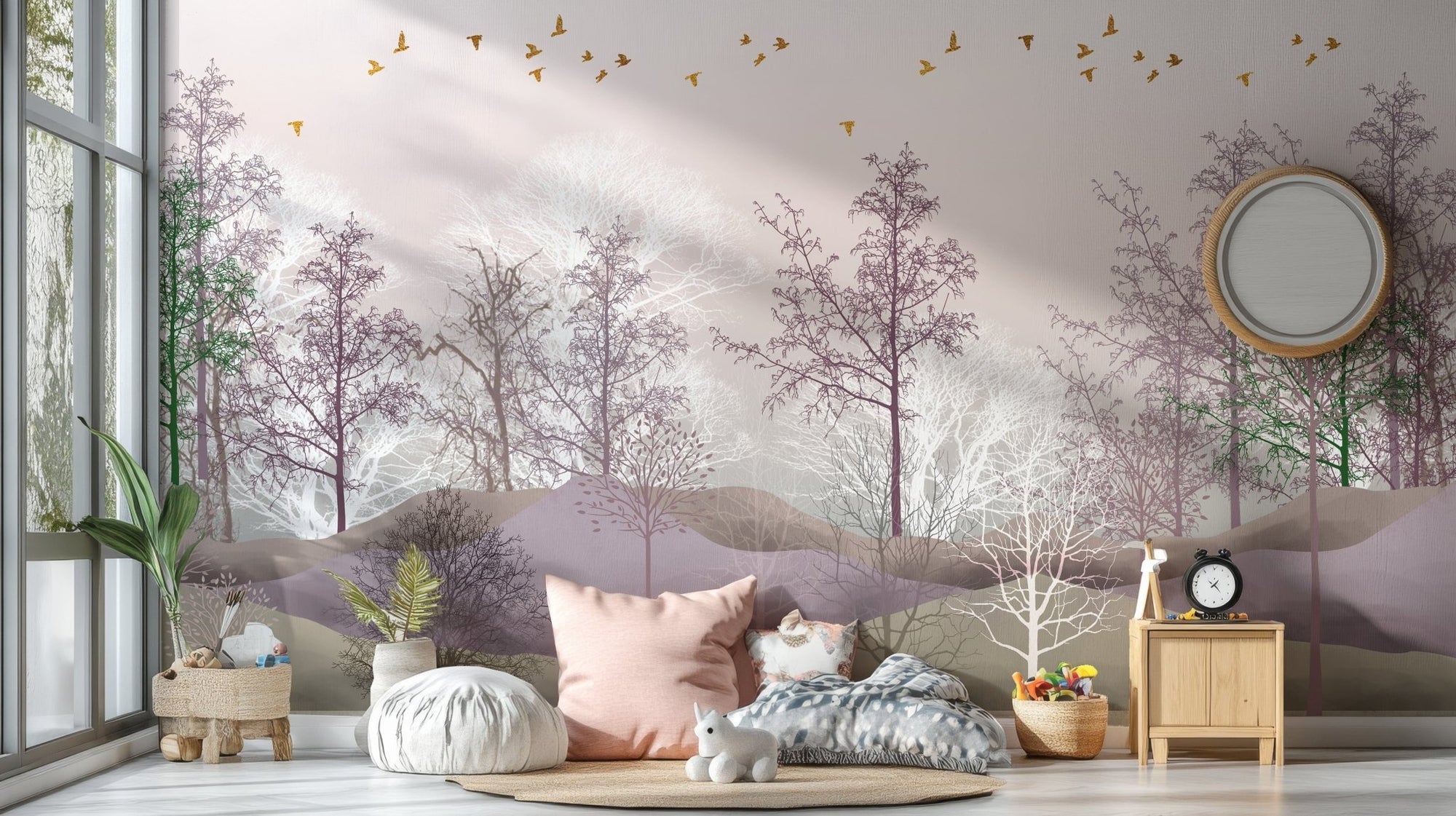 Dark and mysterious tree wallpaper B120
