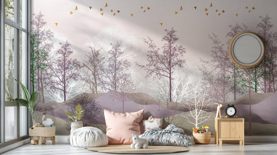 Dark and mysterious tree wallpaper B120
