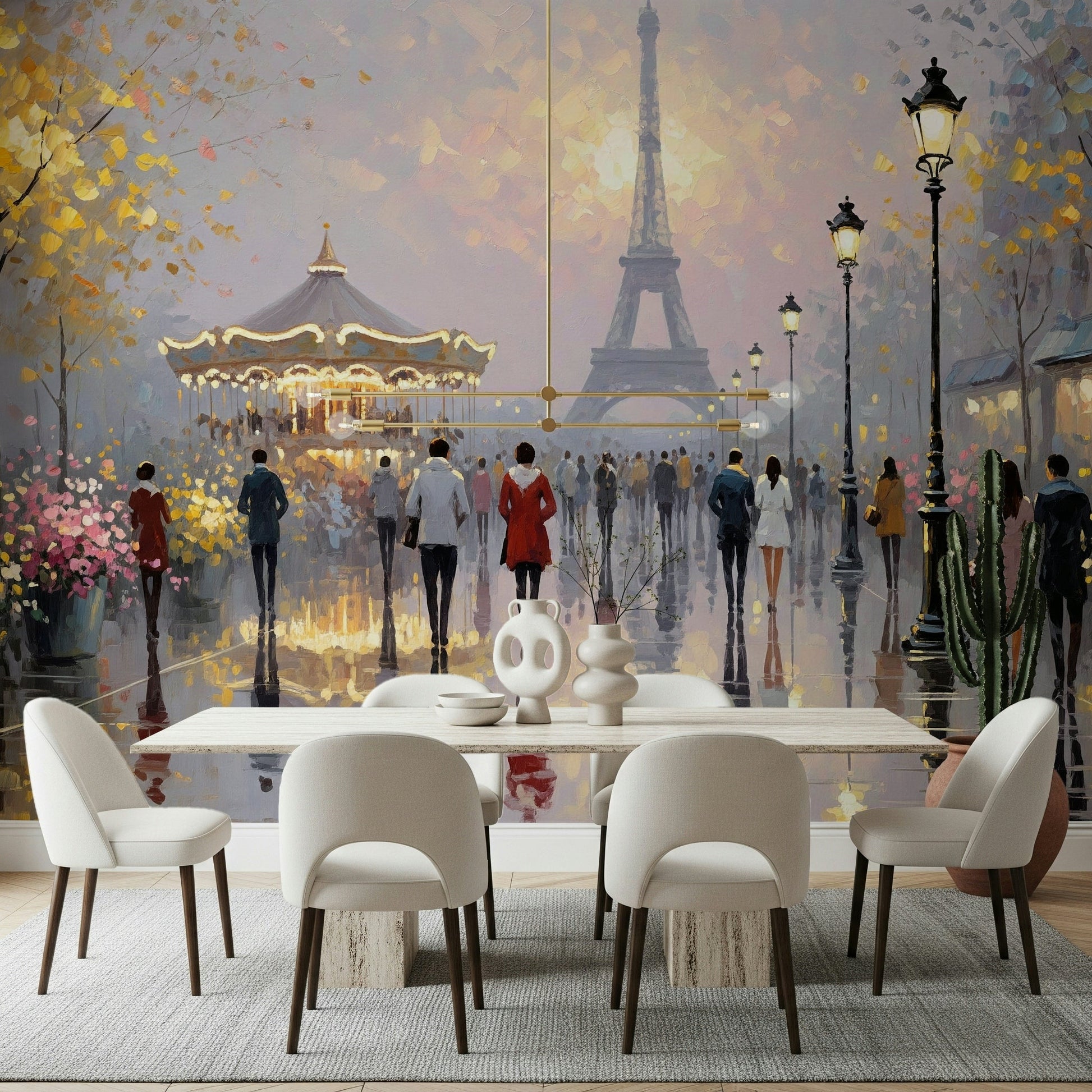 Eiffel Dreamscape Wall Mural