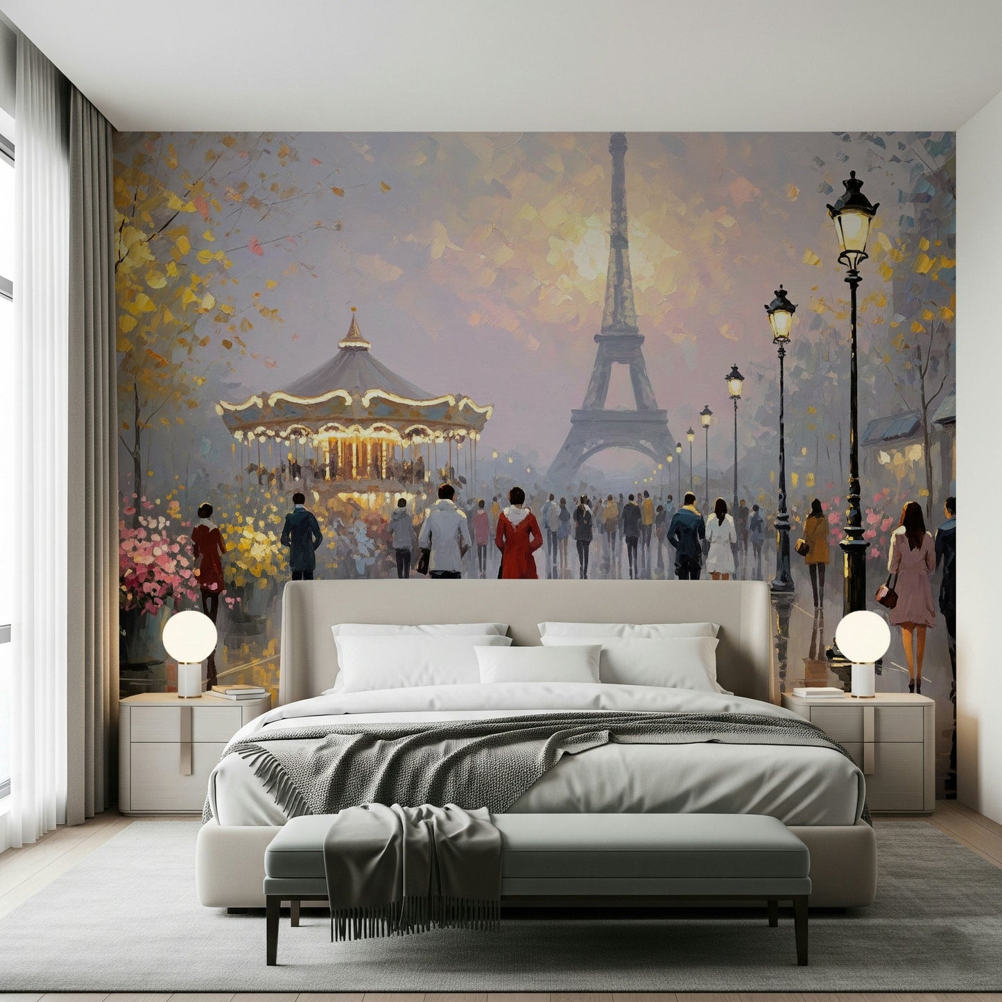 Eiffel Dreamscape Wall Mural