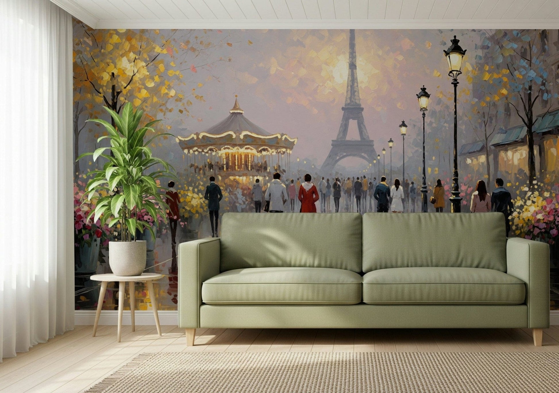 Eiffel Dreamscape Wall Mural