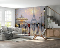 Eiffel Dreamscape Wall Mural